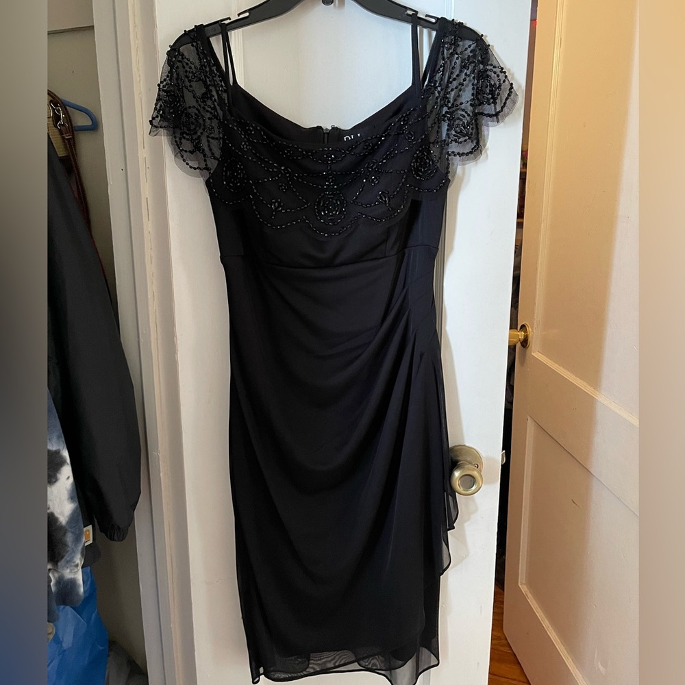 DJ Jaz Sleeveless Embellished Sheath Dress Size 8